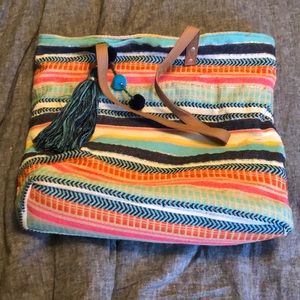 Colour full designed beach bag
